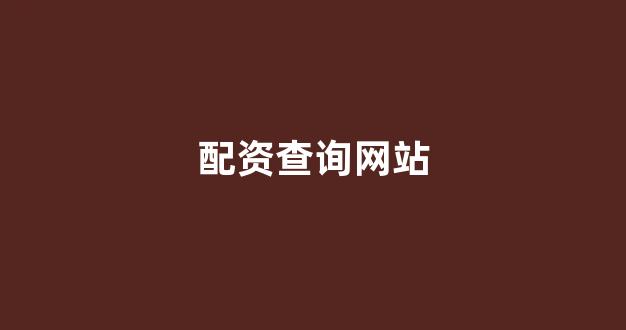配资查询网站